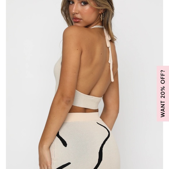 White Fox Boutique Forever Young Crop - Picture 2 of 6